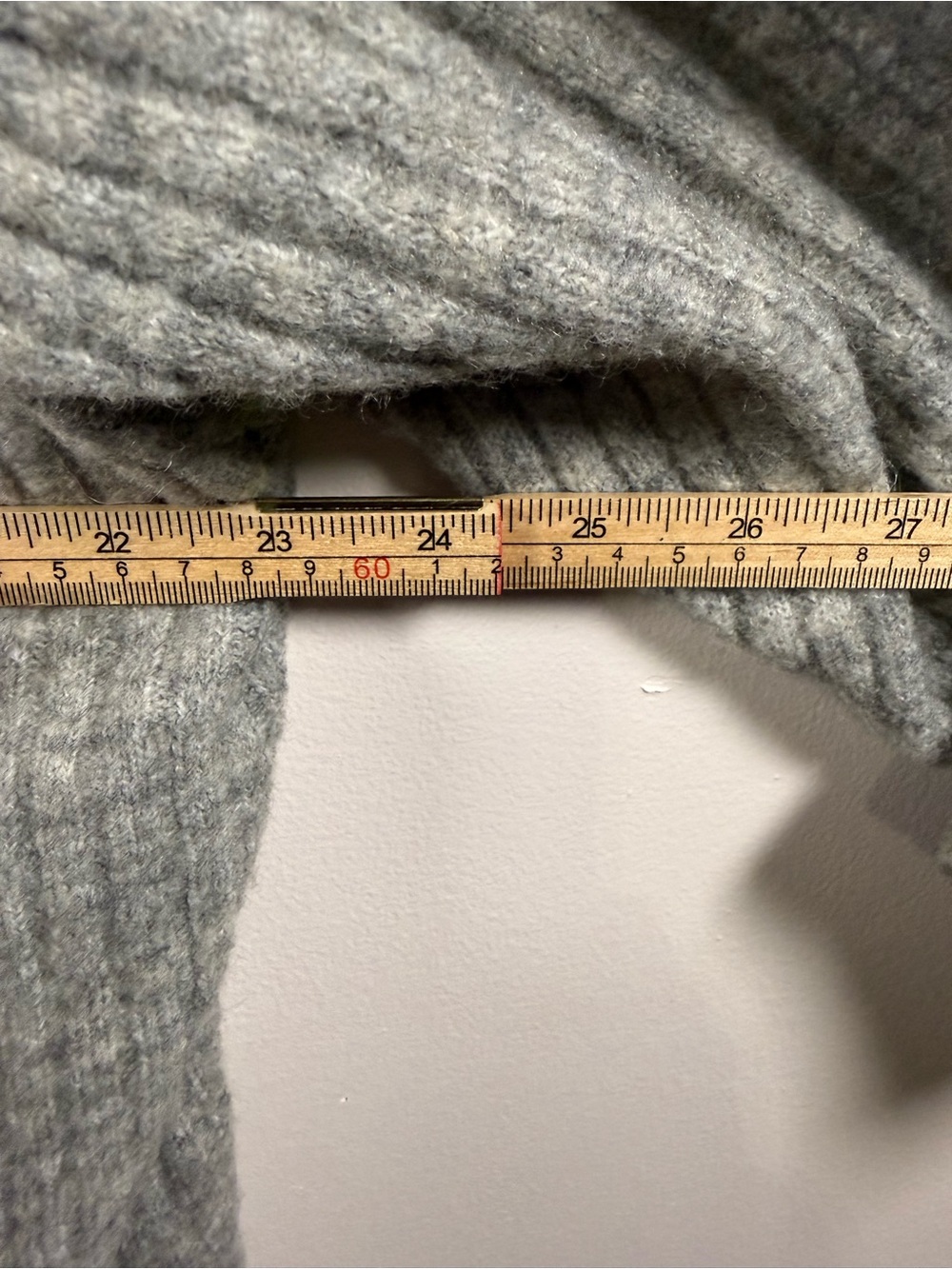 H&M Ribbed Open-Front Cardigan - Gray - Picture 3 of 4